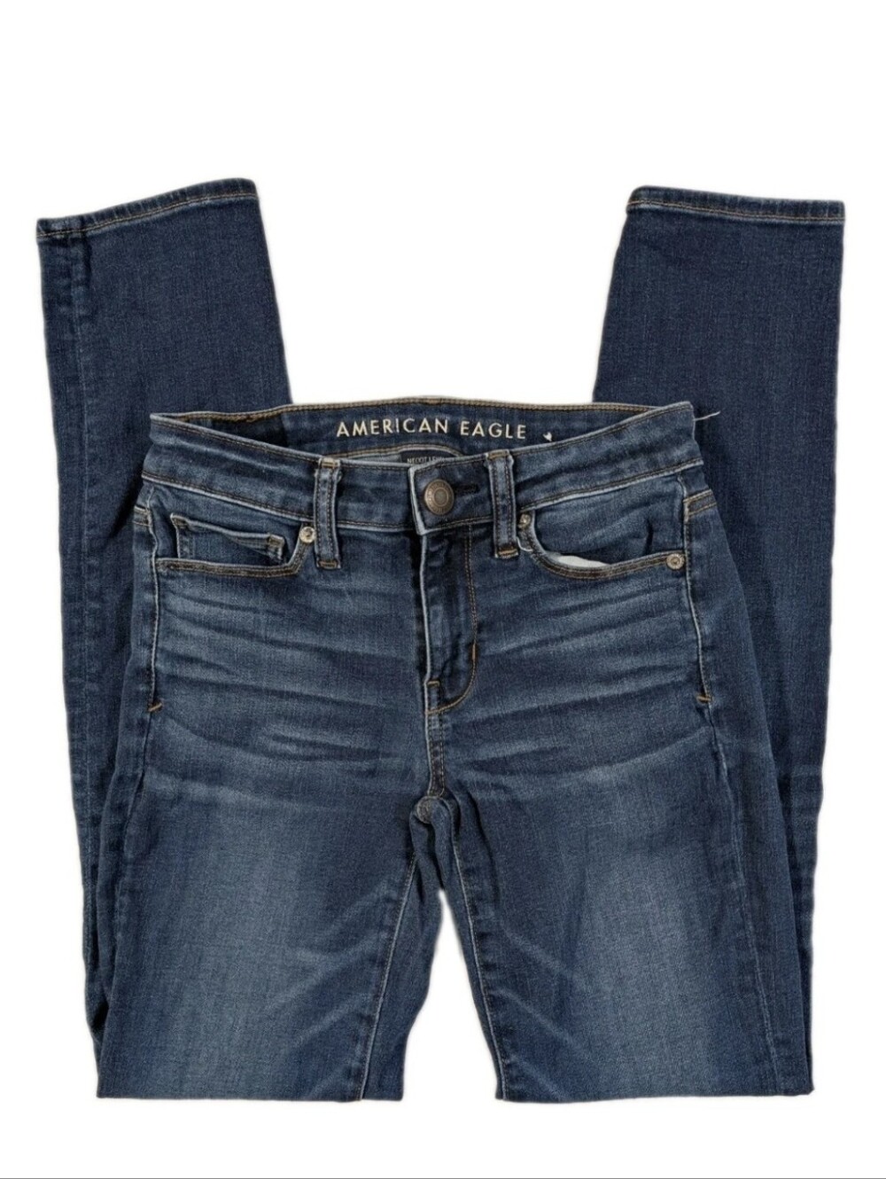 American Eagle Next Level Stretch Skinny Jeans Womens 0 Regular